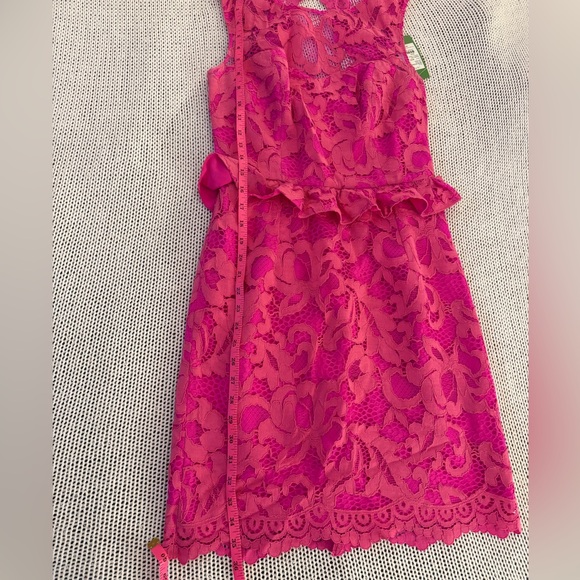 Lilly Pulitzer Pink Lace Mini Dress - Picture 6 of 9